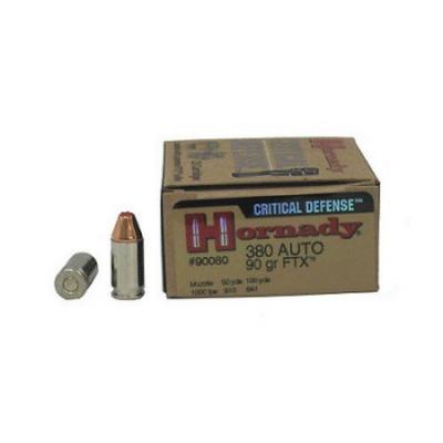 Hornady .380 Auto Critical Defense FTX, 90gr, 25ct