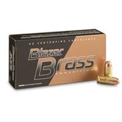 Blazer 45 Auto Blazer Brass FMJ, 230gr, 50ct