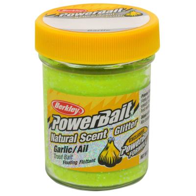 BGTGC2 Berkley Natural Scent Glitter Trout, Garlic Scent - 1.75 Oz.,