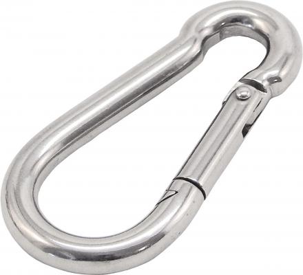 Shoreline Marine Safety Spring Hook  Zinc Plated Steel 3-1/8