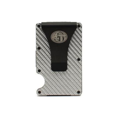 M&F Western 3-D Smart with Wallet Basket Weave Metal Silver (Grey) Wallet