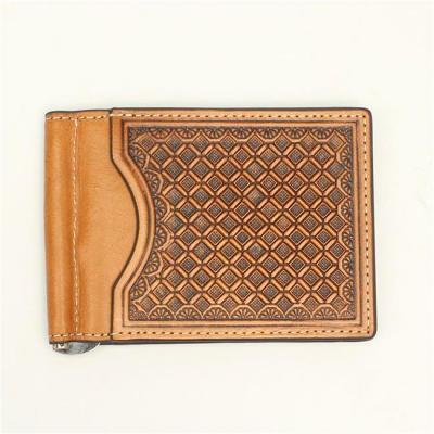 Nocona N5412748 Bi-Fold Money Clip, Natural