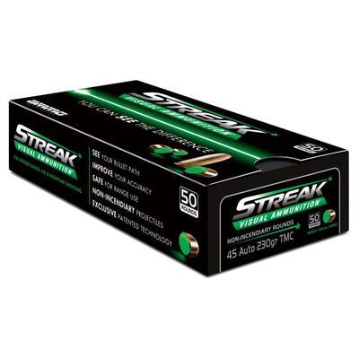 Ammo Inc. Streak .45 ACP 230 Grain Tracer-Like Full Metal Jacket Brass Cased