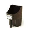 Little Giant Enclosed Plastic Feed Scoop 3 Qt - Black - 3 Qt
