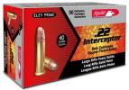 Aguila Interceptor, .22LR, Copper Plated LRN, 40 Grain, 50 Rounds