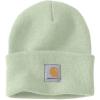 Carhartt Acrylic Knit Cuffed Beanie Mens Regular OS Tender Green - A18GF3