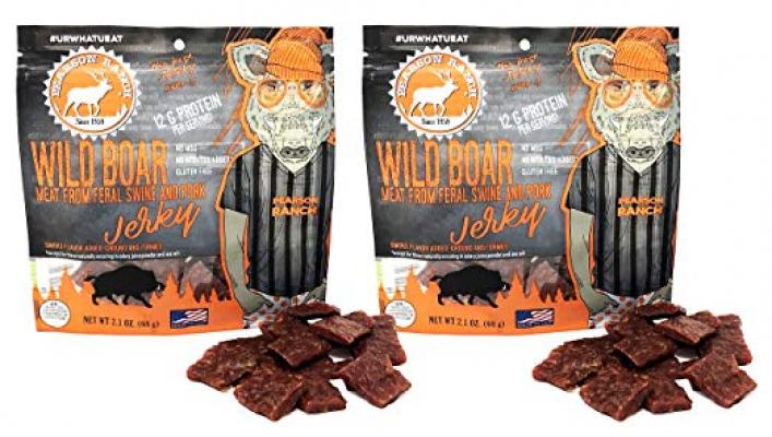 200372 Wild Boar Beef Added Jerky Snacks