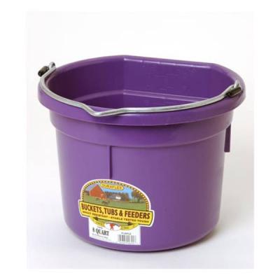 Little Giant 8 Quart DuraFlex Flat Back Plastic Bucket