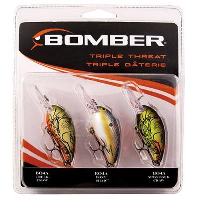 Bomber 3 Pack Assorted Hard Bait