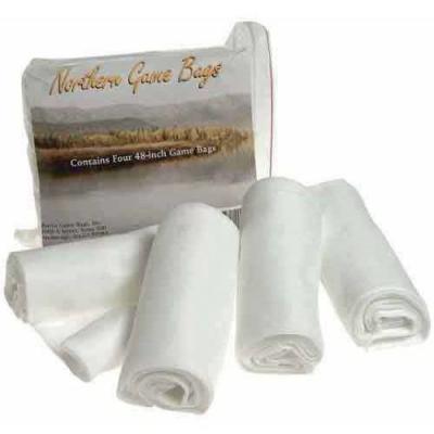 80081945 Alaska Game Quarter Bags, White - Pack of 4