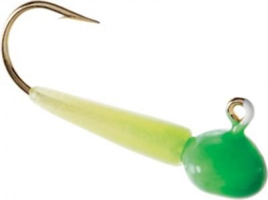 Custom Jigs & Spins Ratfinkee Ice Fishing Jig - Glow Brite Pink