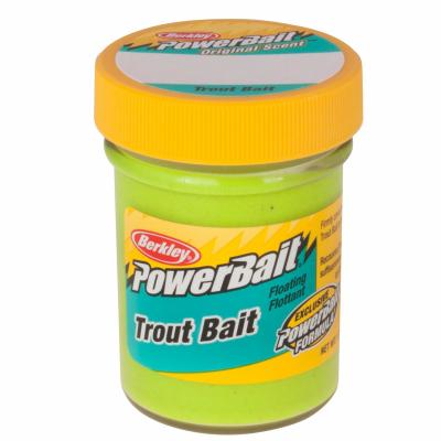 BTBC2 Berkley Biodegrad. Trout Bait, 1.75 Oz. - Chartreuse