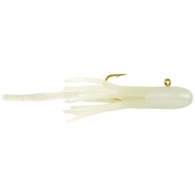 68000056 Pre-Rigged Atomic Teaser Jig - 0.06 Oz - Auralite Glow