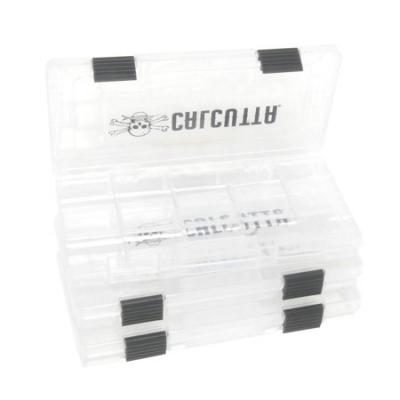 Calcutta - C2LTT-3700 3/pk 3700 Clear 2-Latch Tackle Tray