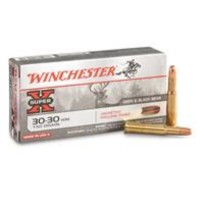 Winchester SUPER-X Rifle .30-30 150 Grain Jacketed Hollow Point Brass Cased