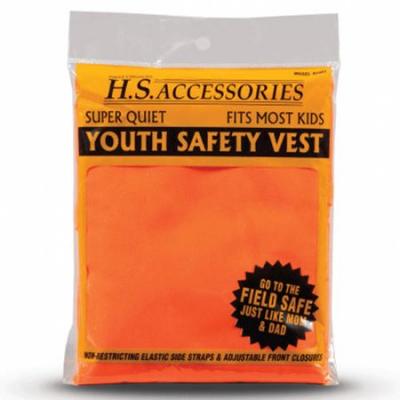 Hsp 02001 Hsp Safety Vest Youth Blaze Orange