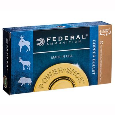 Federal .300 Winchester Magnum Power-Shok Copper Rifle, 180gr, 20ct