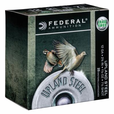 Federal 12GA Upland Steel 1 1/8oz, 7.5 Shot, 25ct