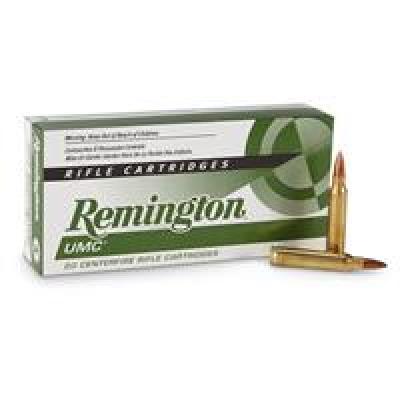 Remington .223 Remington Centerfire UMC FMJ, 55gr, 20ct