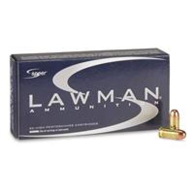 Speer .380 Auto Lawman Handgun Training TMJ, 95gr, 50ct