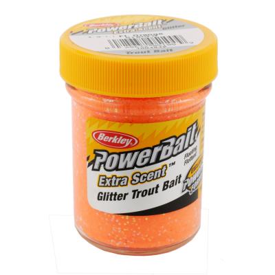 Berkley PowerBait Glitter Trout Bait - Fl Orange - STBGFO