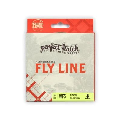 Perfect Hatch Perfomance Fly Line 30 Yd W/One Loop Floating  5lb  Hi-Vis