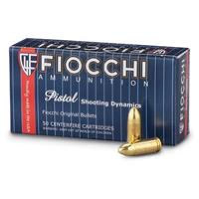 Fiocchi 9mm Luger Range Dynamics FMJ, 124gr, 50ct
