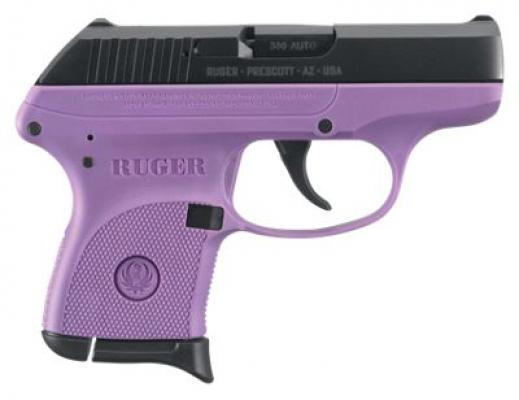 Ruger LCP Semi-Auto Pistol with Purple Frame - .380 Automatic Colt Pistol