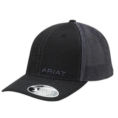 ARIAT Men's FlexFit 110 Off Set Text Snap Back