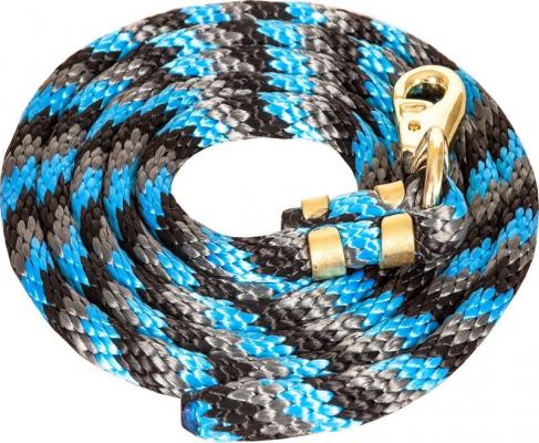Mustang Poly Lead Rope with 1" Brass Plated Bull Snap