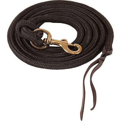 Mustang Poly Cowboy Lead Rope Black