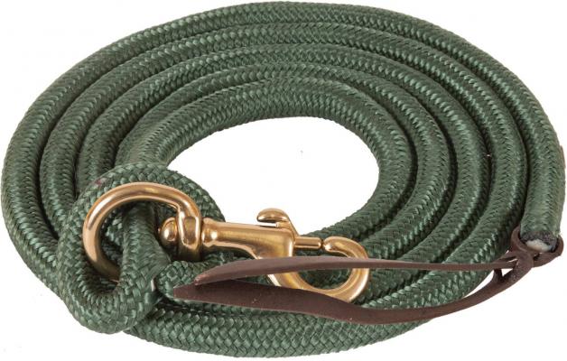 Mustang Poly Cowboy Lead Rope Hunter Green