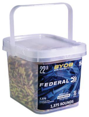 Federal .22 LR BYOB Copper Plated HP, 36gr, 1,375ct