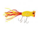 Arbogast Hula Popper Topwater Baits 2  Yellow 3/8 Oz.