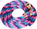 Mustang Poly Lead Rope Turq/Pink/Purple