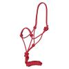Mustang Traditional Poly Rope Halter Red