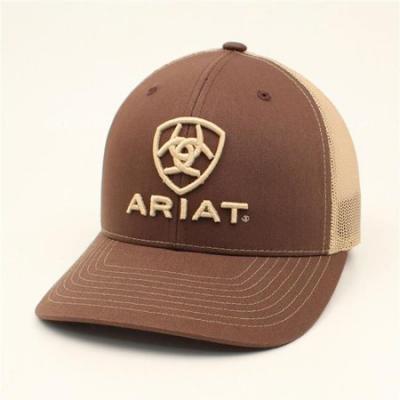 ARIAT Men's Center Shield Snap Back Cap