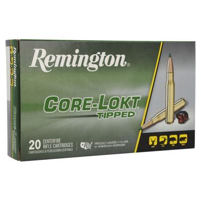Remington .270 Winchester 130 Grains Core-Lokt Tipped Brass Cased Centerfire