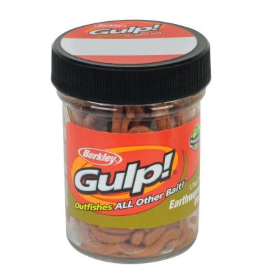 Gulp Earthworm, Brown 4 in. - Brown