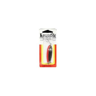 Luhr Jensen Krocodile 1/4oz Spoon Fishing Lure 2 1/8  Chrome/Fluorescent Red