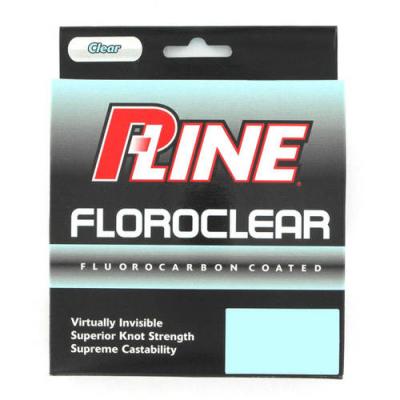 P-Line Floroclear Fluorocarbon Coated Mono Line - 4lb - 300yds