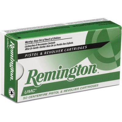 Remington 9mm Luger UMC Handgun FMJ, 115gr, 50ct