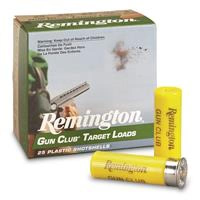 Remington Gun Club Target Shotgun Ammo ? 25 Shells, Size #7.5