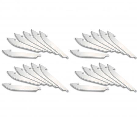 Cutlery 1001607 3.5 in. Silver DropPoint Razorsafe Replacement Blade, Pack
