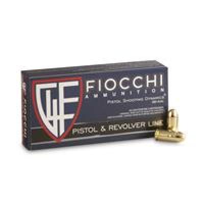 Fiocchi .380 Auto Range Dynamics FMJ, 95gr, 50ct