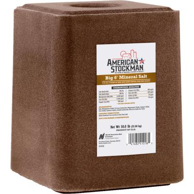 North American Salt 41018 6 Core Micro Nutrients 50lb Pet Supplement