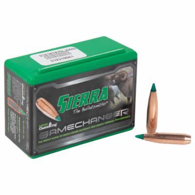 Sierra .284 Caliber 165 Grain BTHP Tipped GameKing 50 Rifle Bullets 4565T