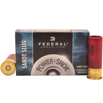 Federal 12GA Power-Shok Sabot Slug, 1oz, 5ct