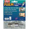 LIXIT 0900 Farm Water Nipple Valve  Stainless Steel - Quantity 1