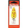 80079594 Dardevle Clicker Spoon - 2.37 in. - Yellow & 5 of Diamonds